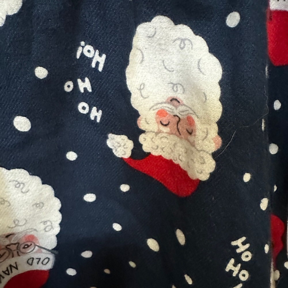 NWT Old Navy womens Christmas pajama shorts Flannel Santa XL - Picture 3 of 4